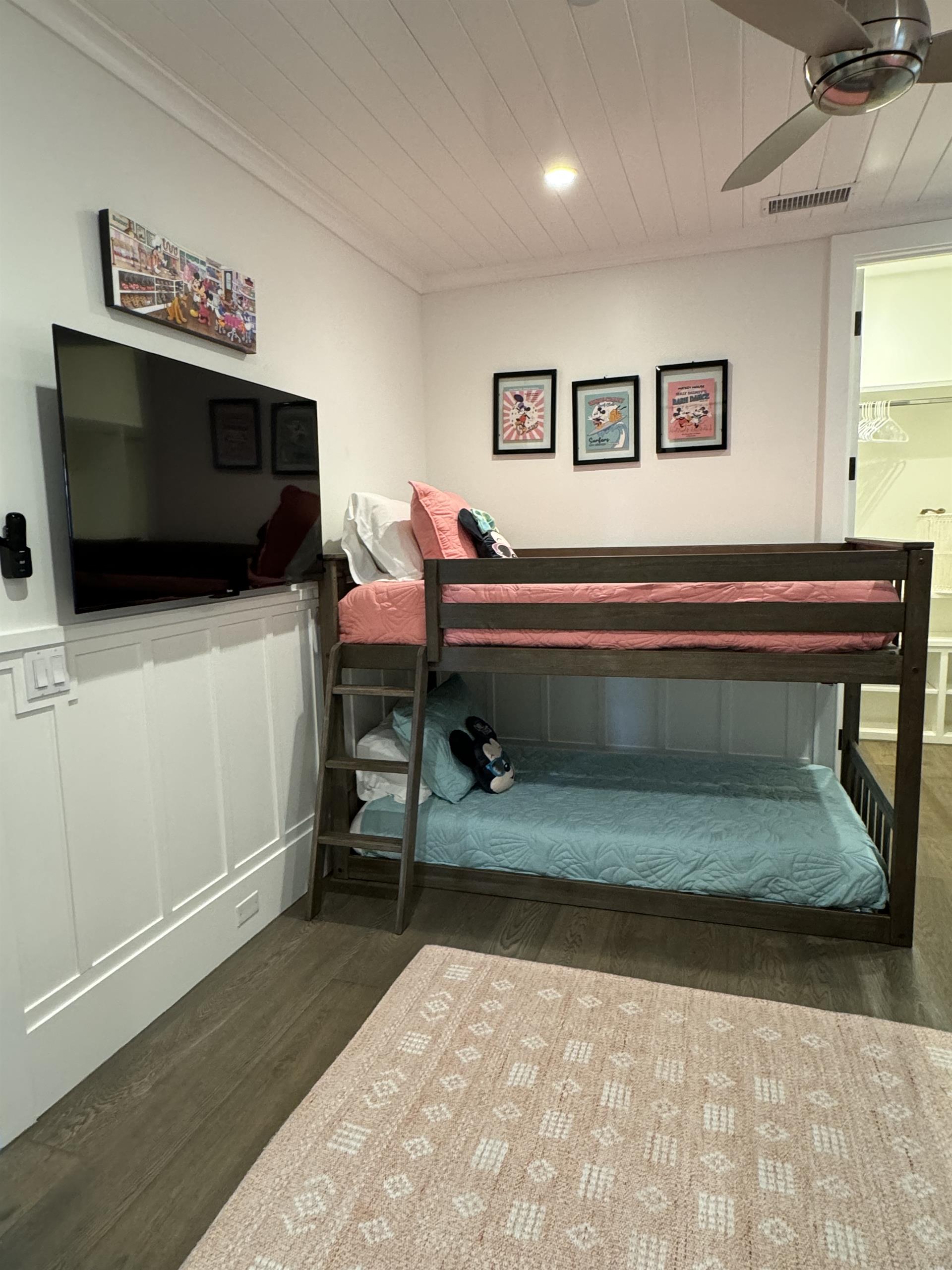 Kids Bunk bedroom Disney Themed