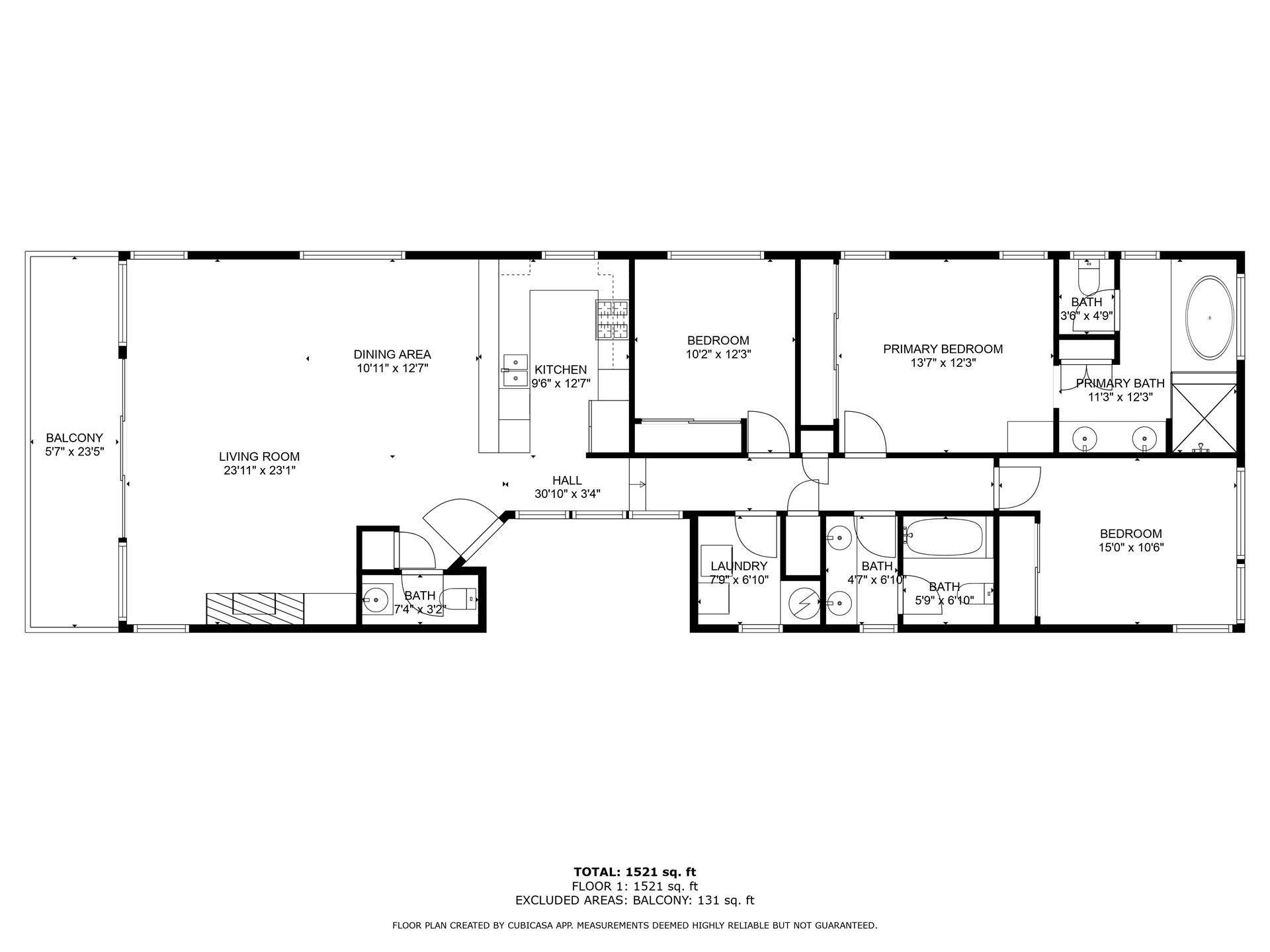 1023 East Balboa Blvd. B Floorplan