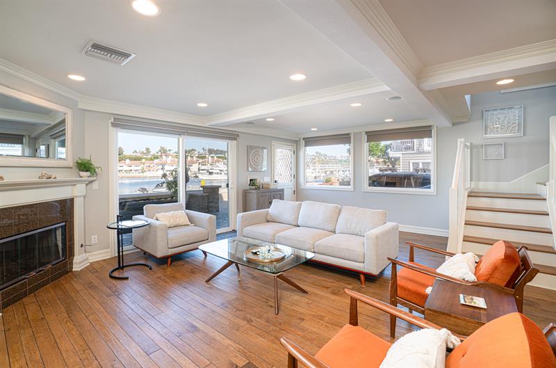 Unit A Living with View and Stairs