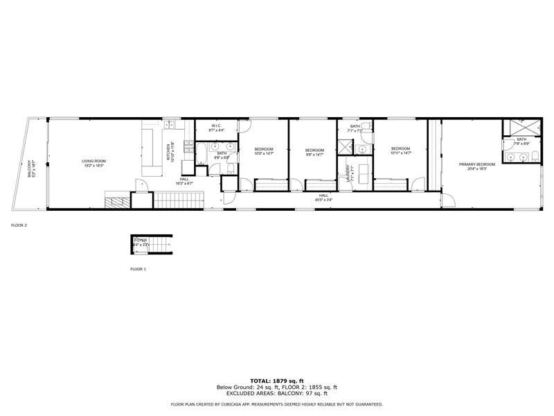 1807 West Bay Unit B Floorplan