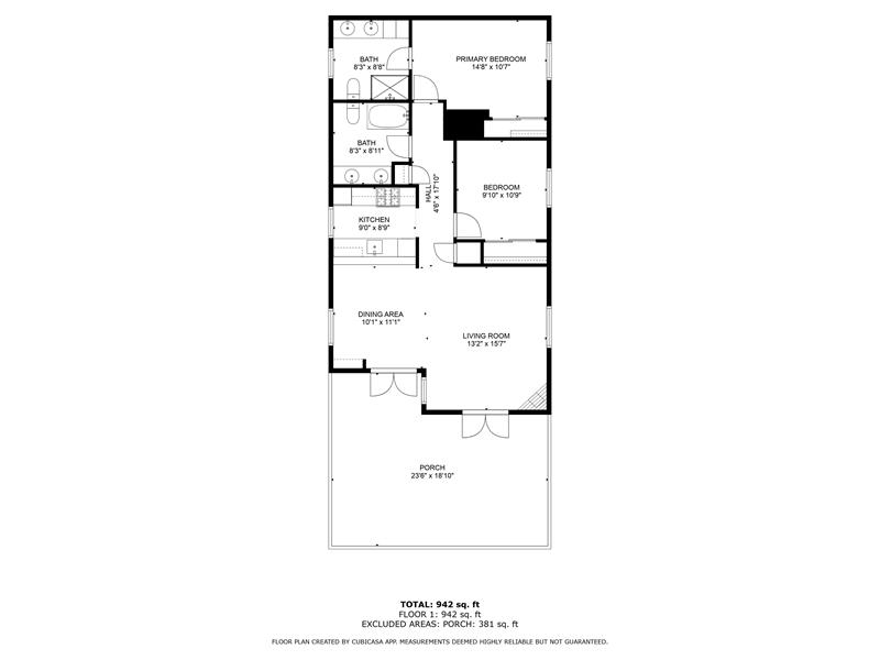 1404 West Oceanfront A Floorplan
