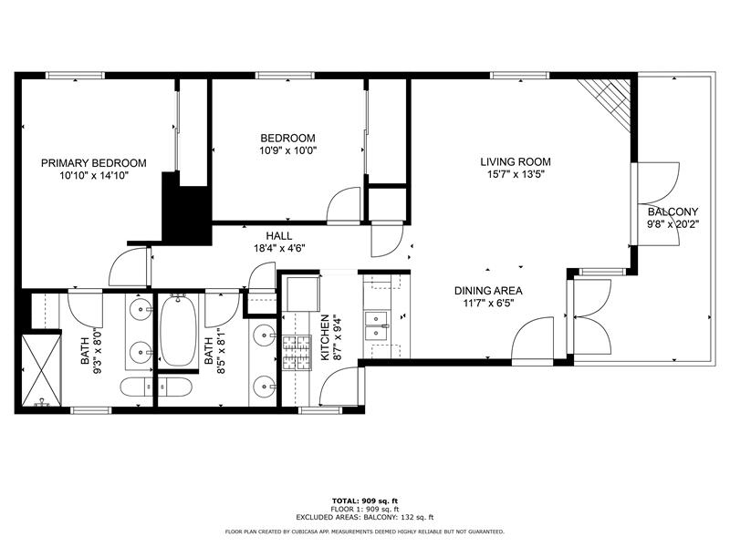 1404 West Oceanfront B Floorplan