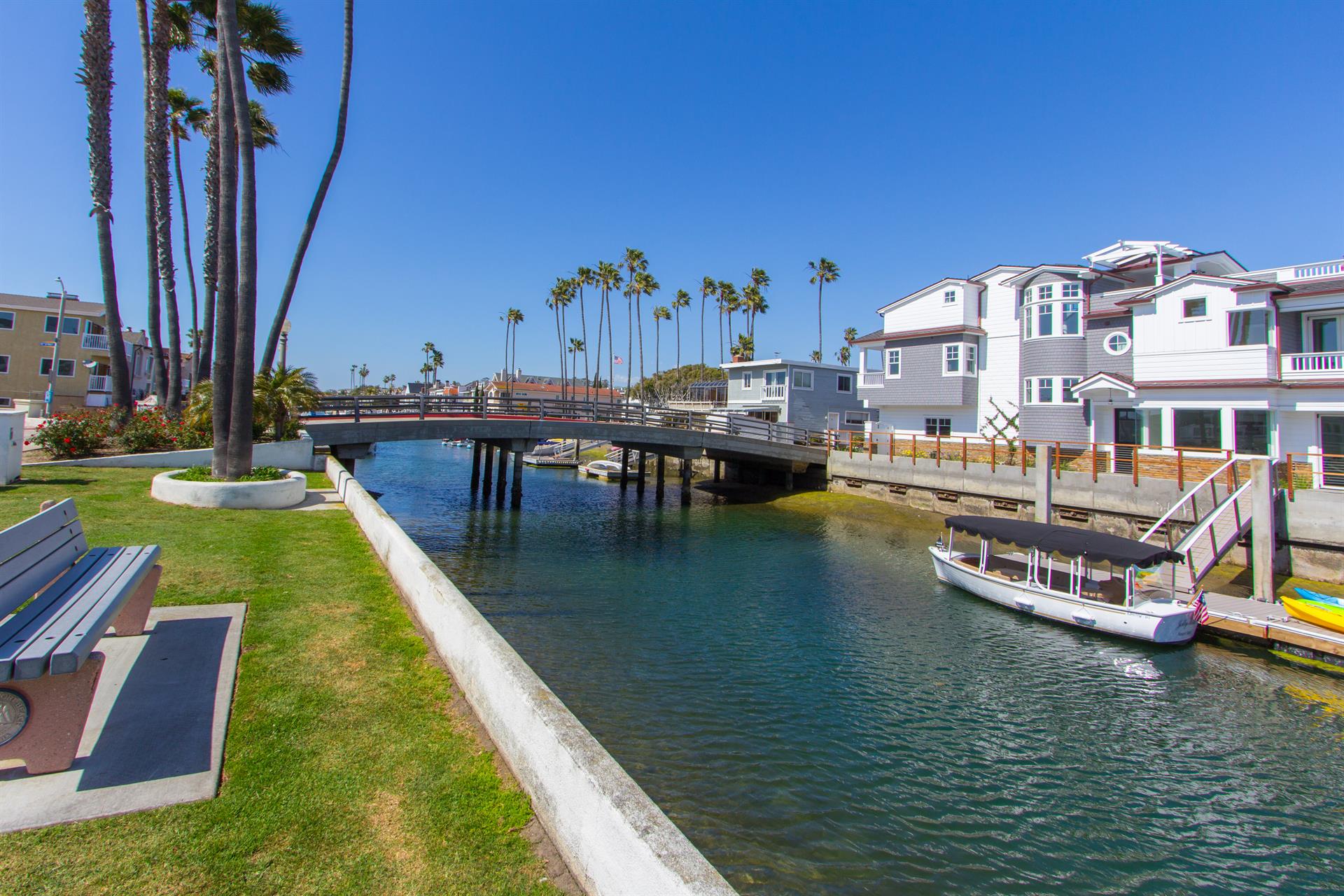 Newport Canals  There is a fun playground over the bridge