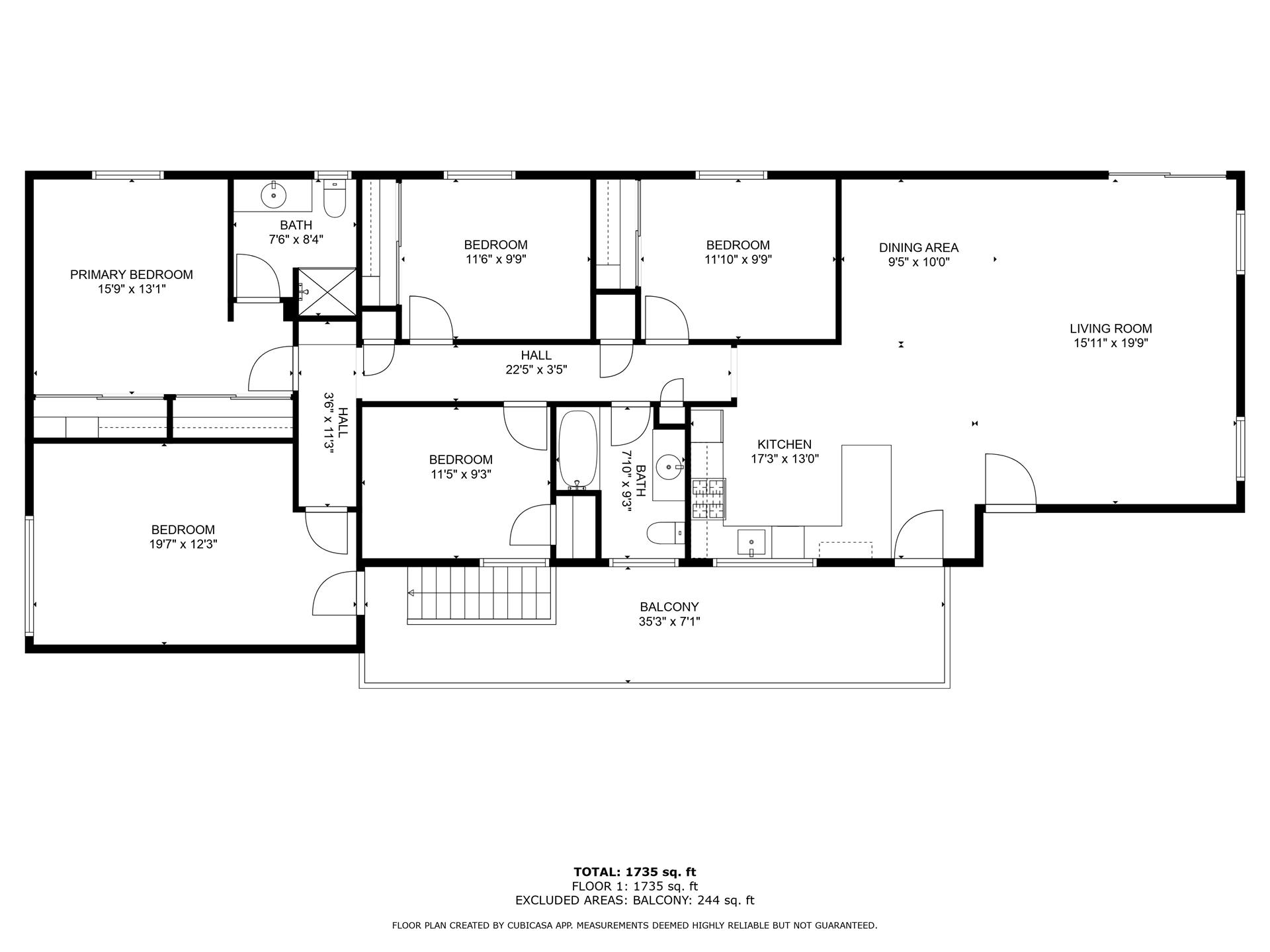 112 34th St. B Floorplan