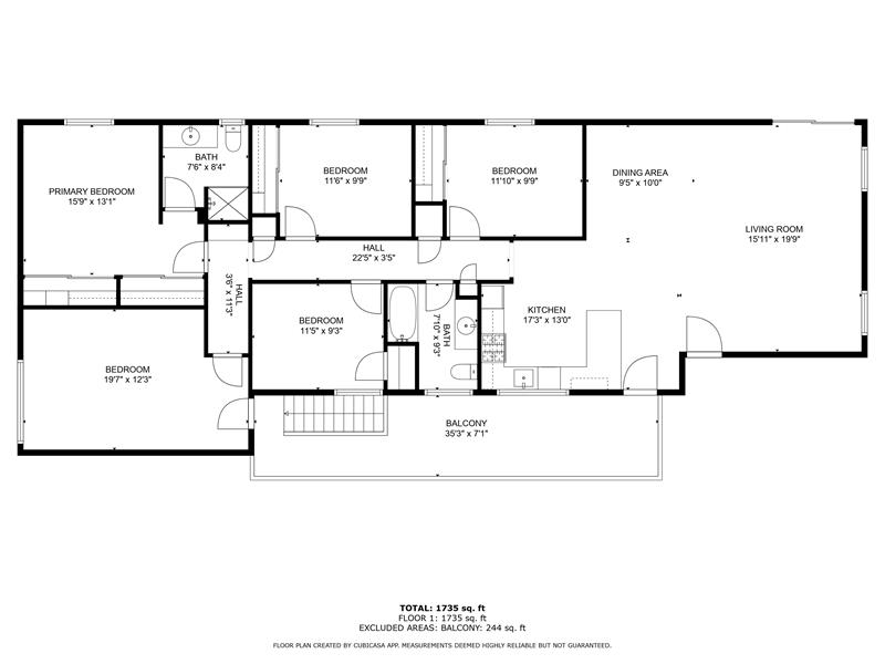 112 34th St. B Floorplan