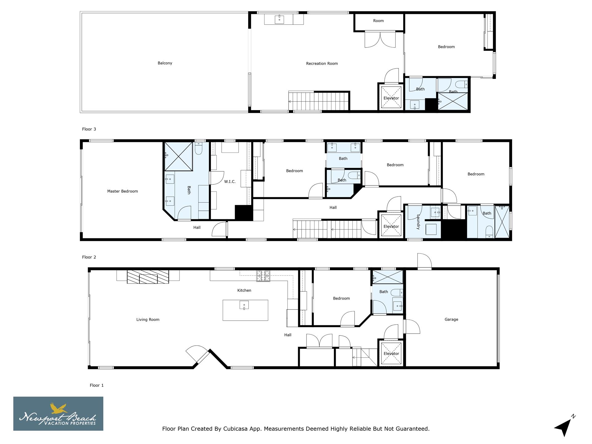 3506 West Oceanfront Floorplan