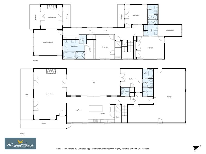 1028 W. Oceanfront Floorplan