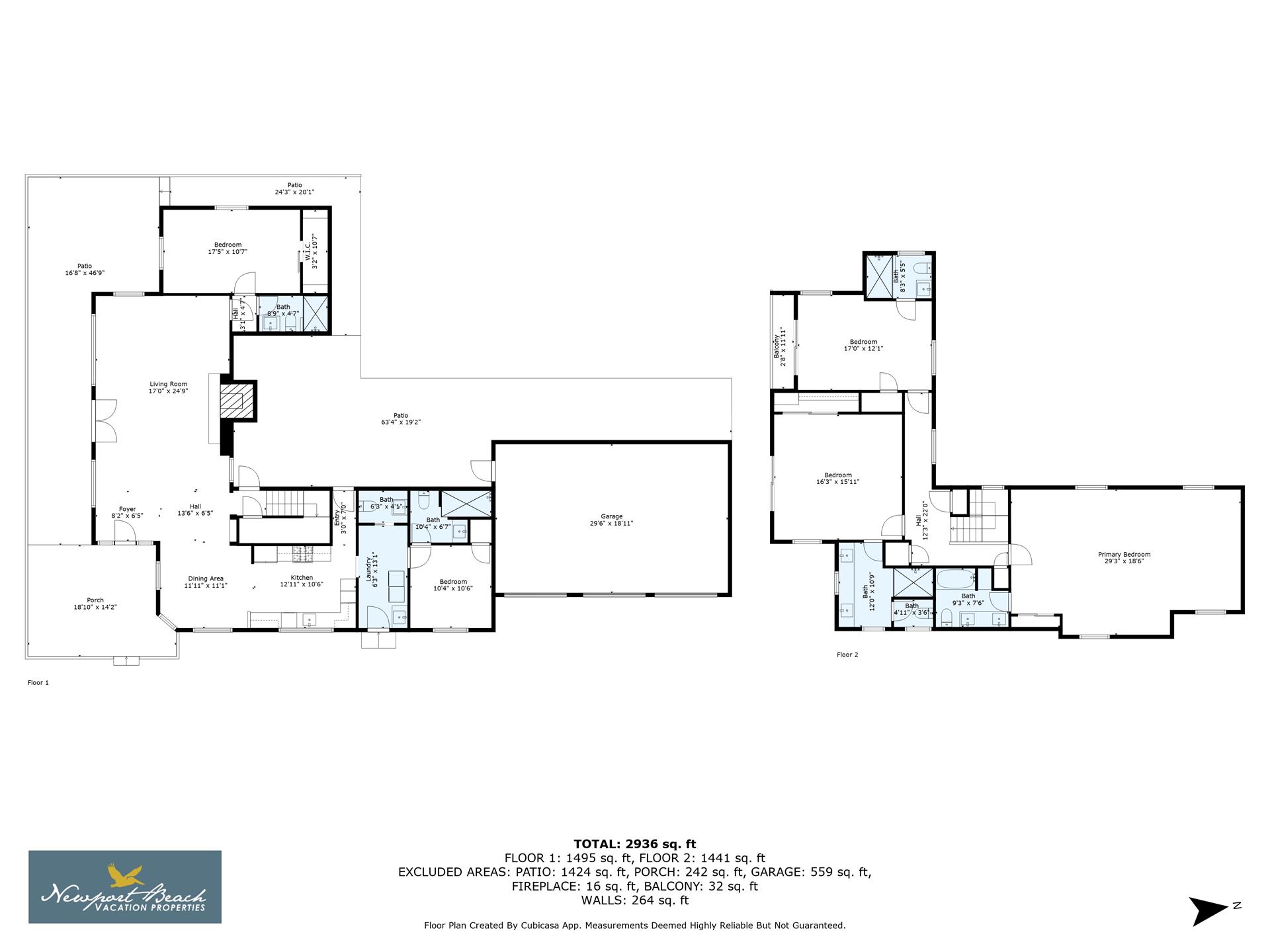 608 S. Bayfront Floorplan