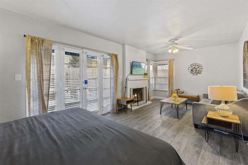 Unit B Studio Living Area