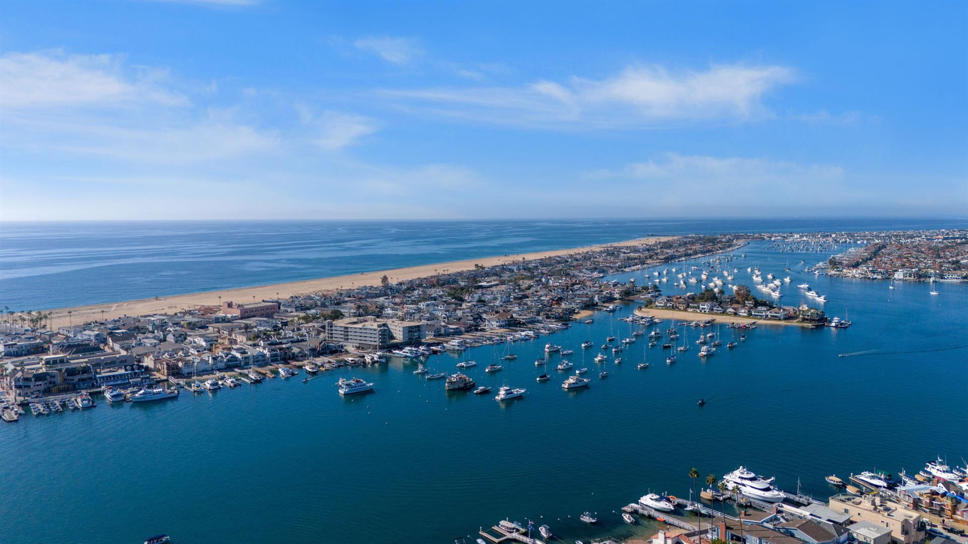 Aerial View Balboa Bay