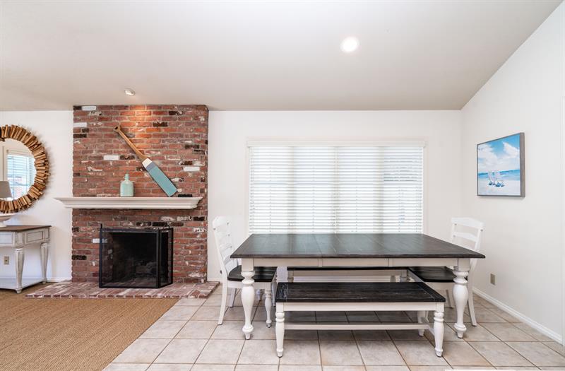 Fireplace  Dining Room