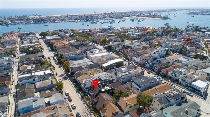 Aerial View Balboa Island