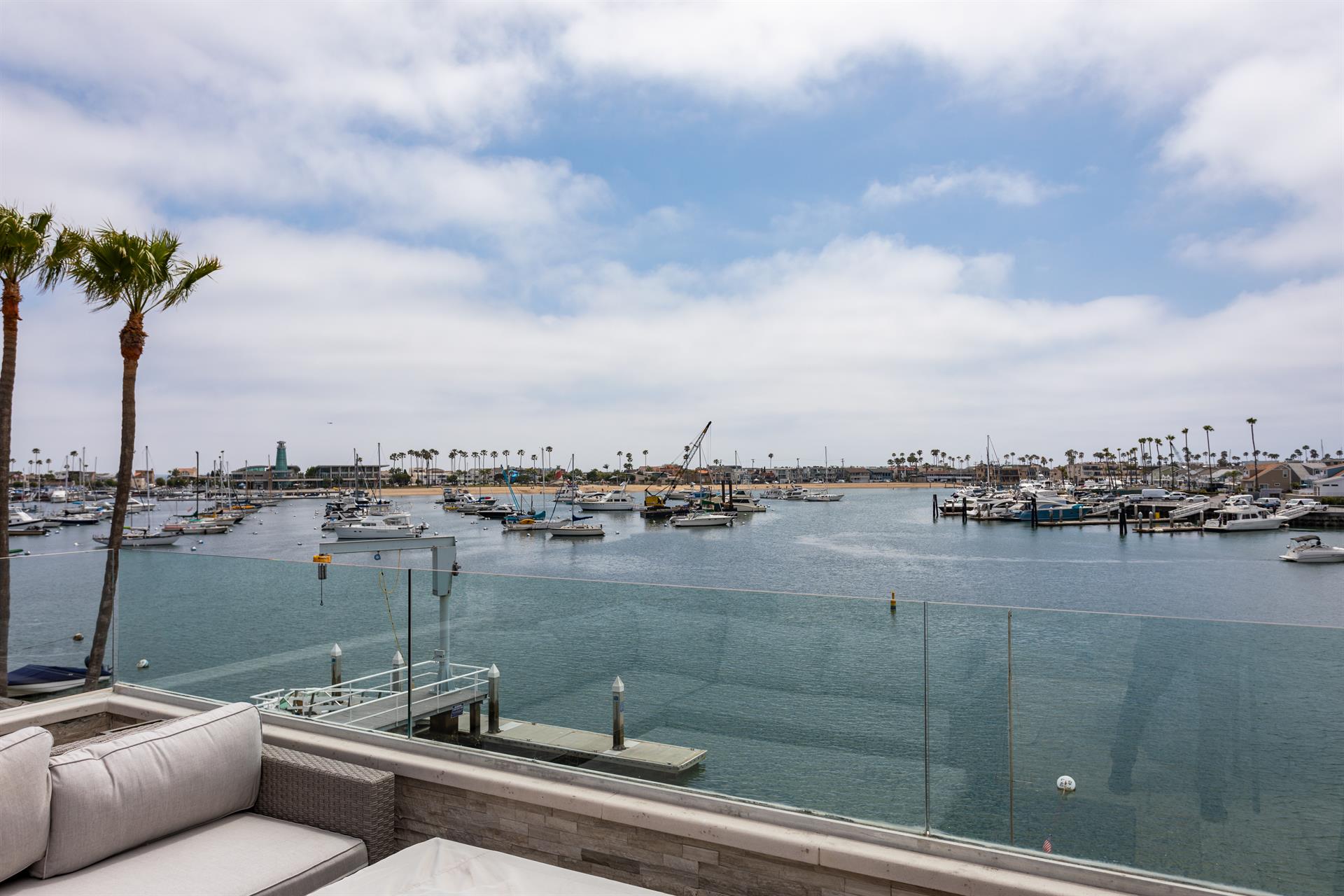 Upstairs open patio View