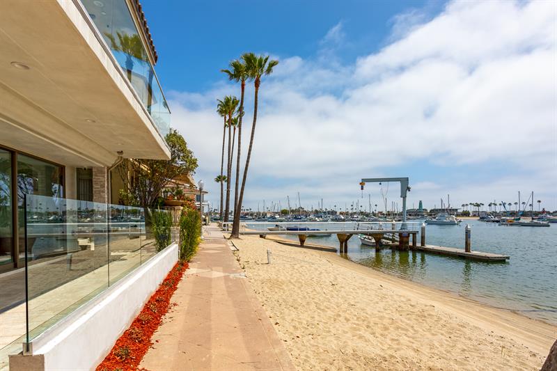 Strand walkway  beach in front of home