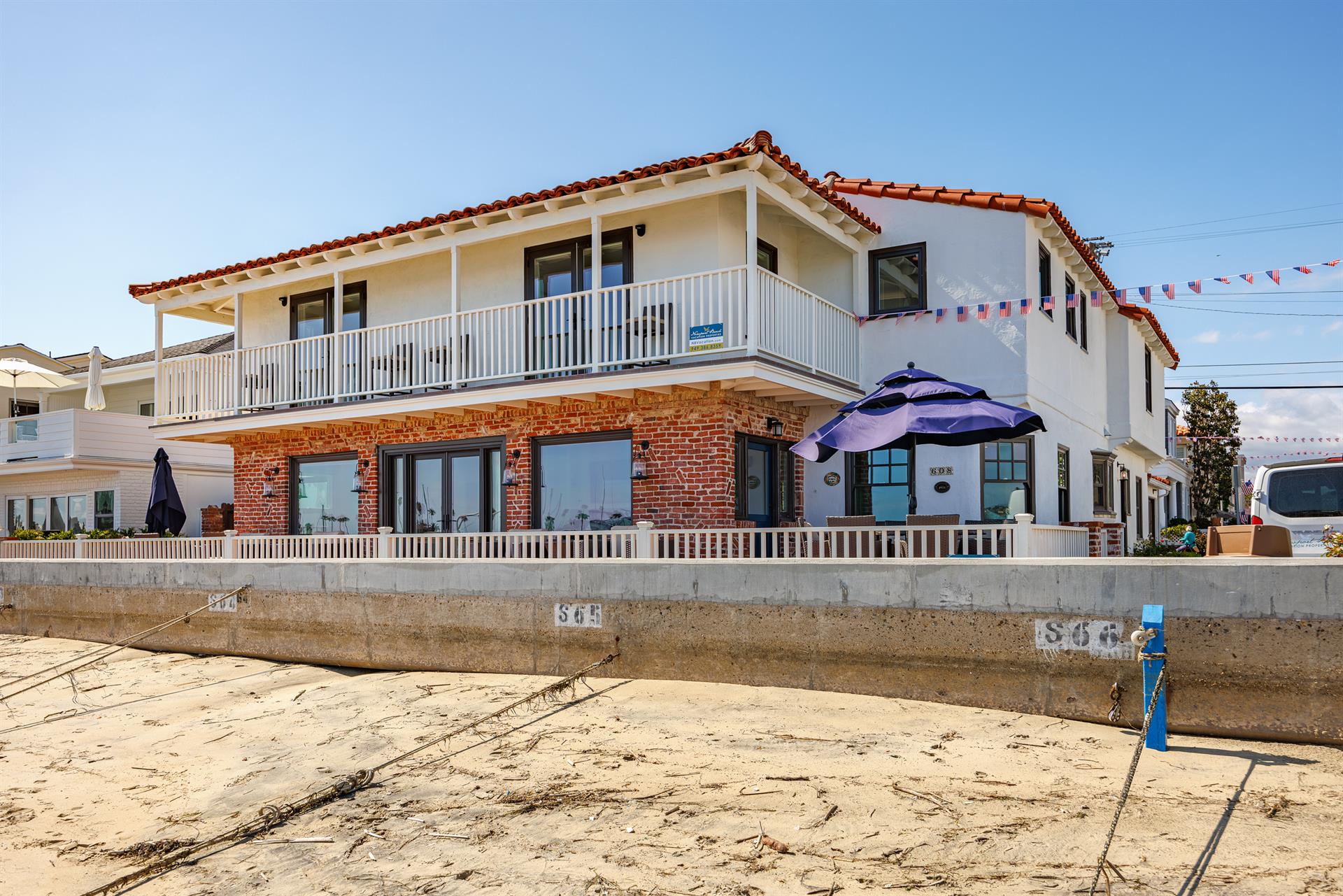 Front of Home View from the bay