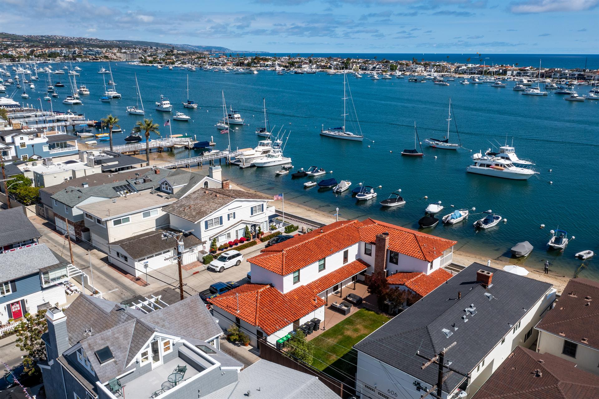 Aerial view Bay  Home