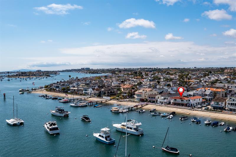 Aerial View with Home Pinpoint