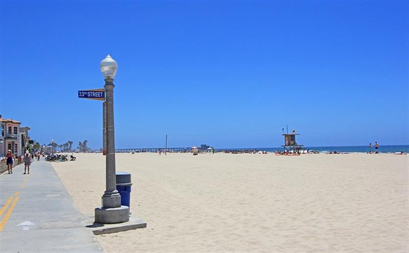 Beach view from 34th St