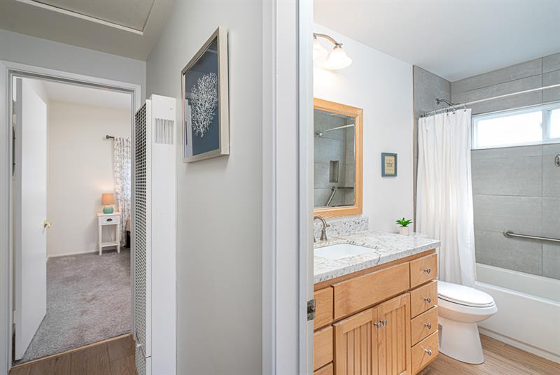 Unit B Bathroom 1  Hallway