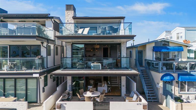 View of home from beach