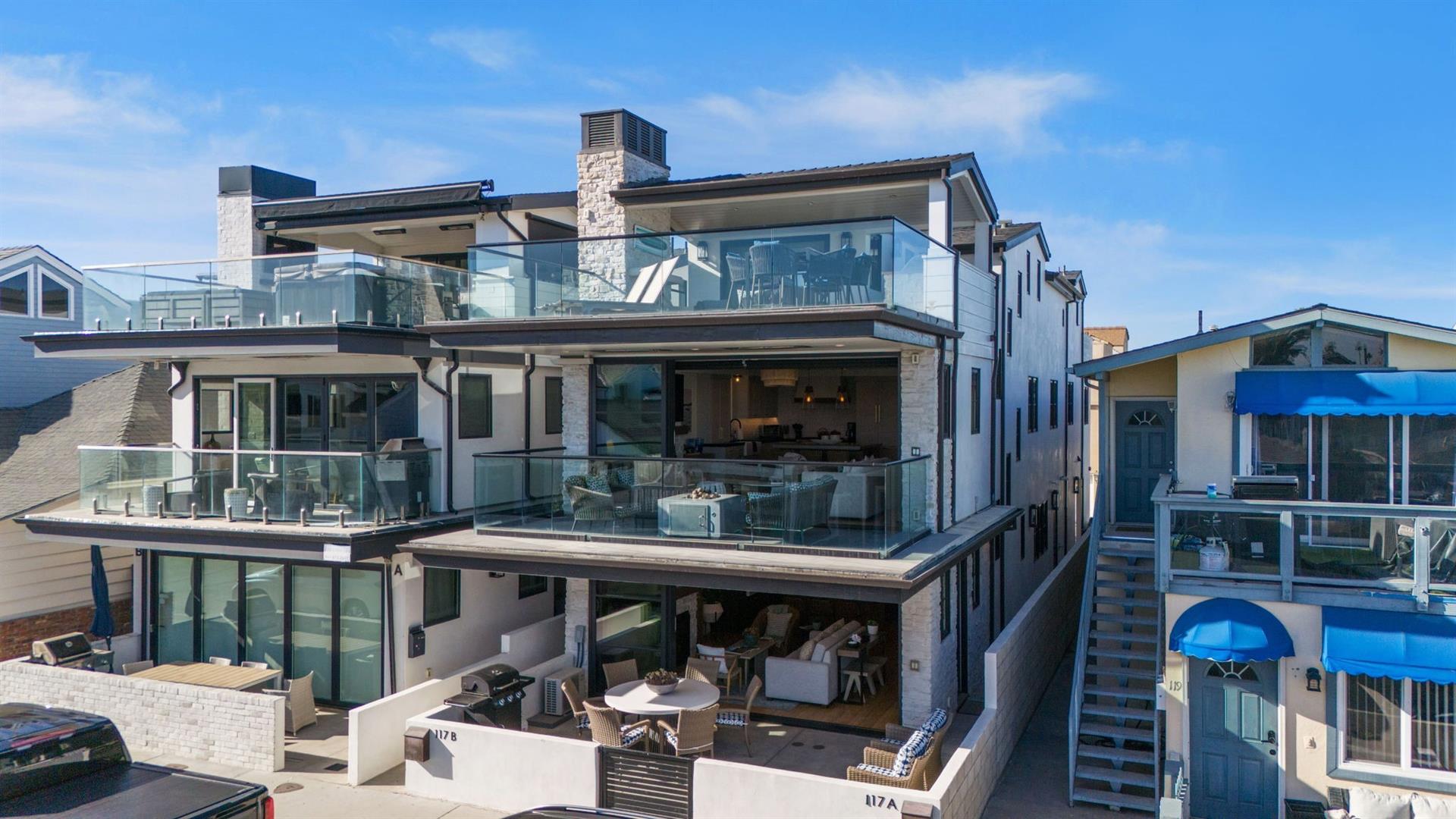 View of home from beach