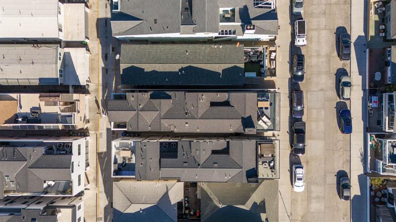 Aerial above home