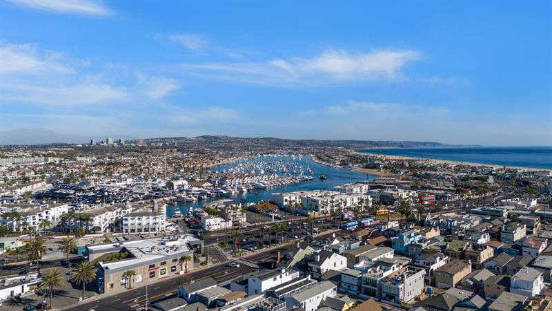 Aerial view of Newport