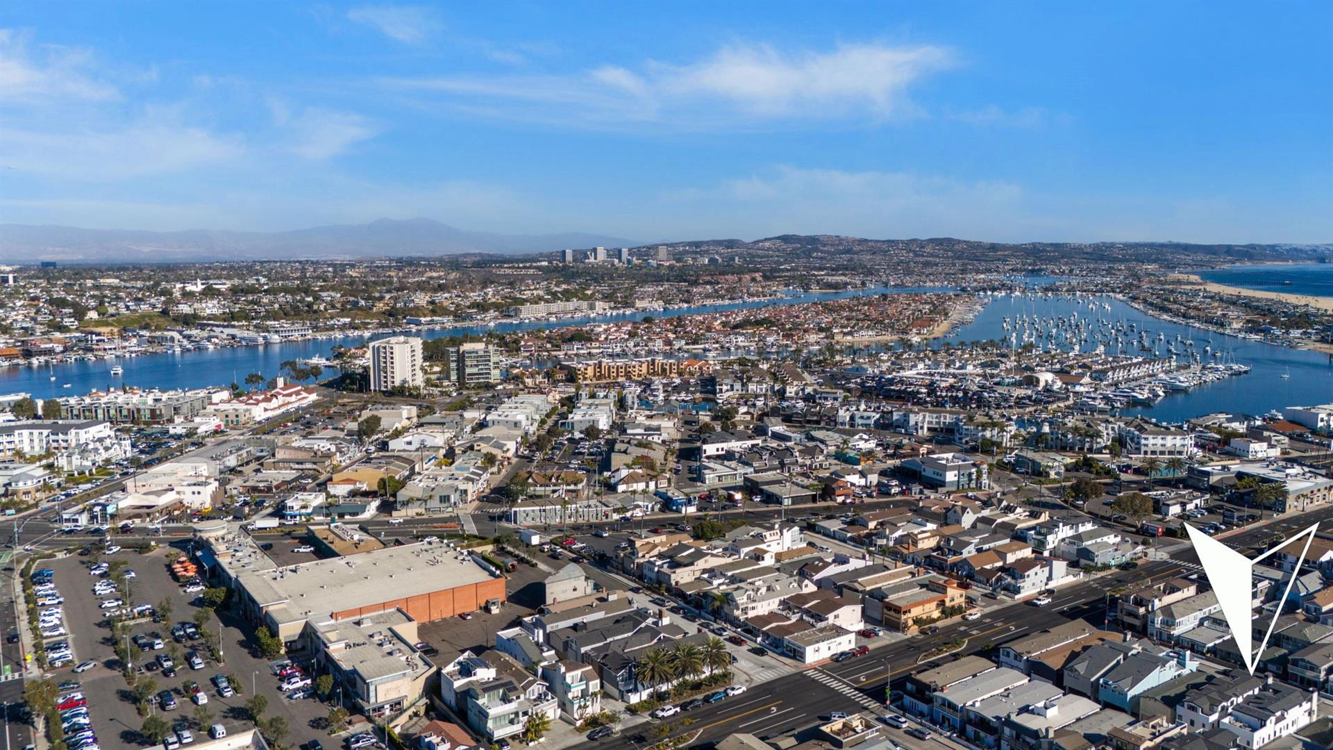 Aerial view of newport