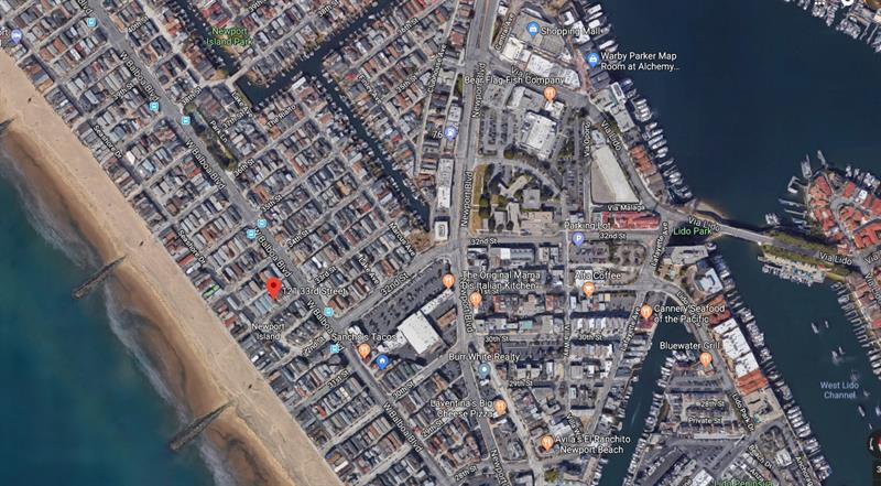 Aerial Map with house pinpoint