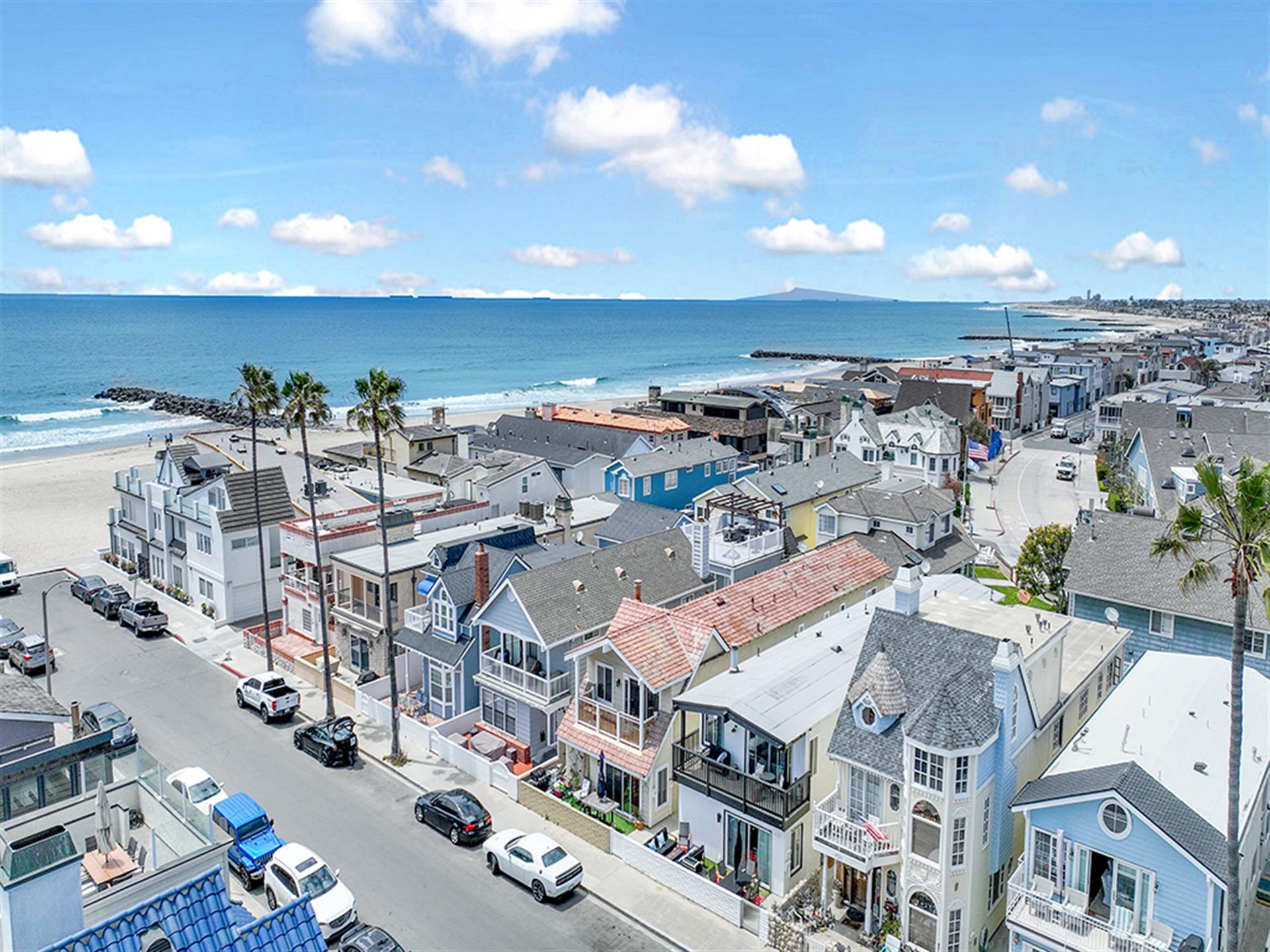 Aerial view of home  Street