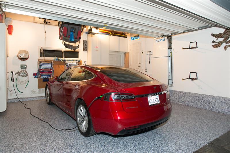 EV Hookup in Garage
