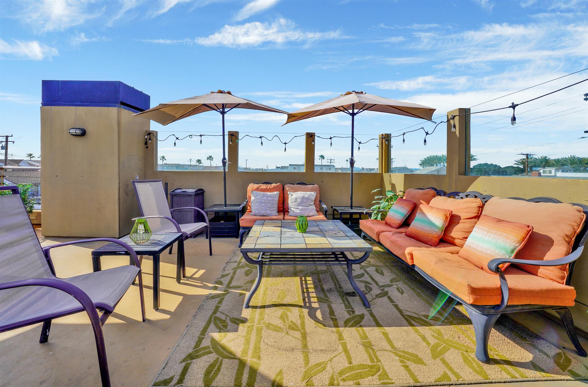 Upper open air patio