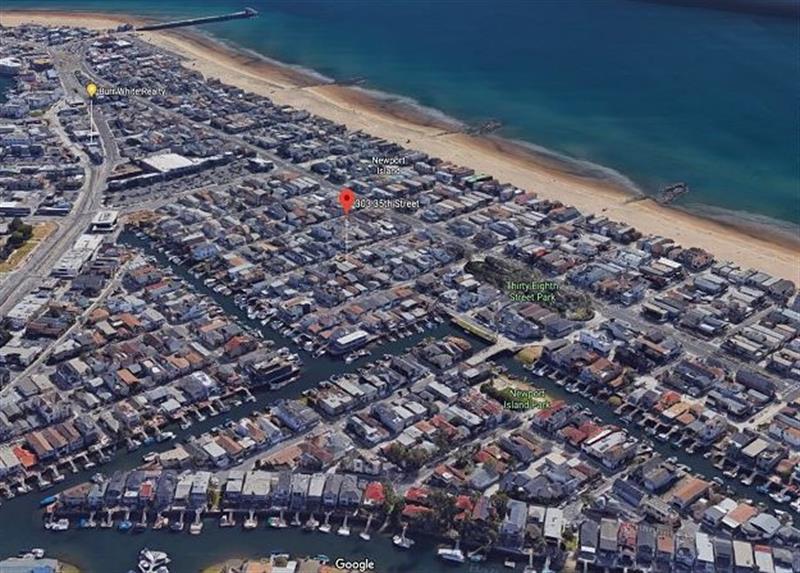 Map with home pinpoint