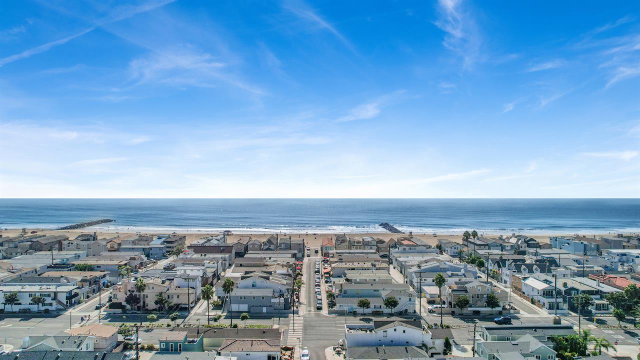 Aerial view of the area