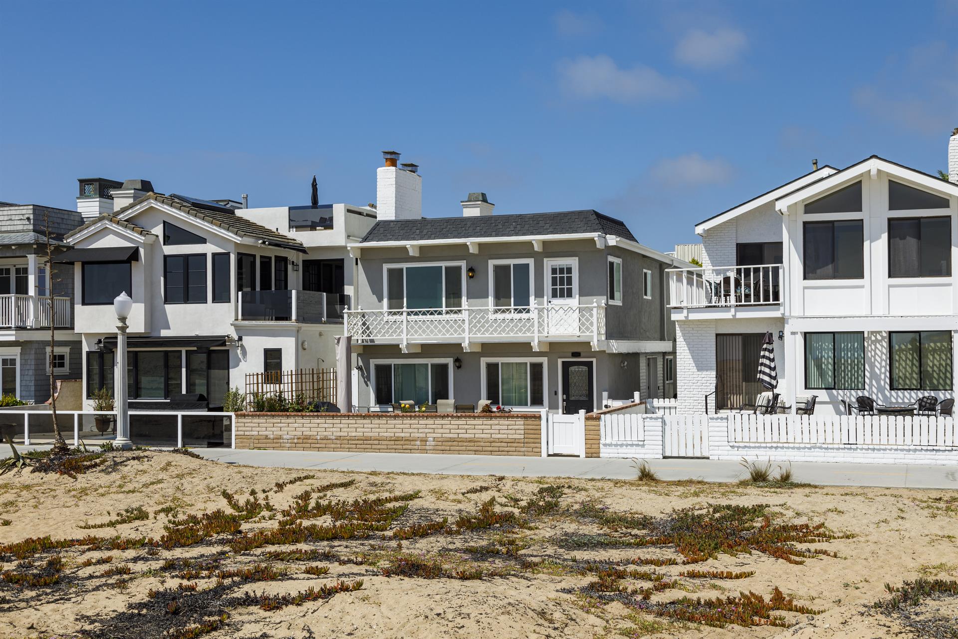 View of home from the beach