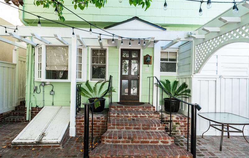 Entry to home from back patio