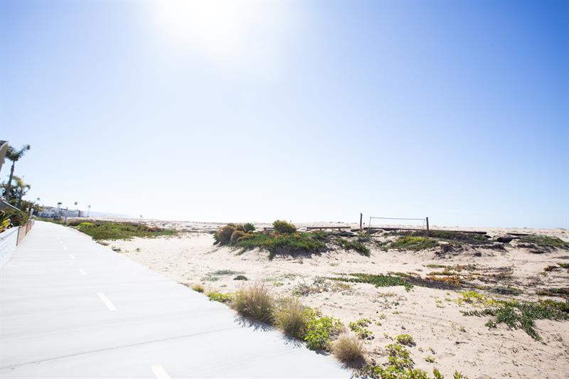 Beach view from the patio