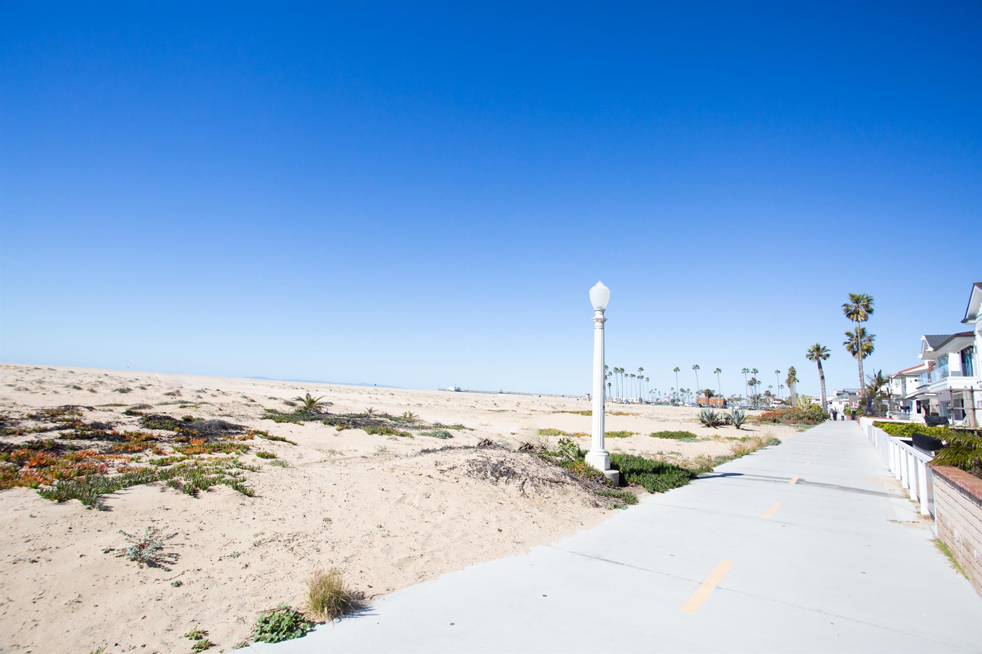 Beach view from the patio