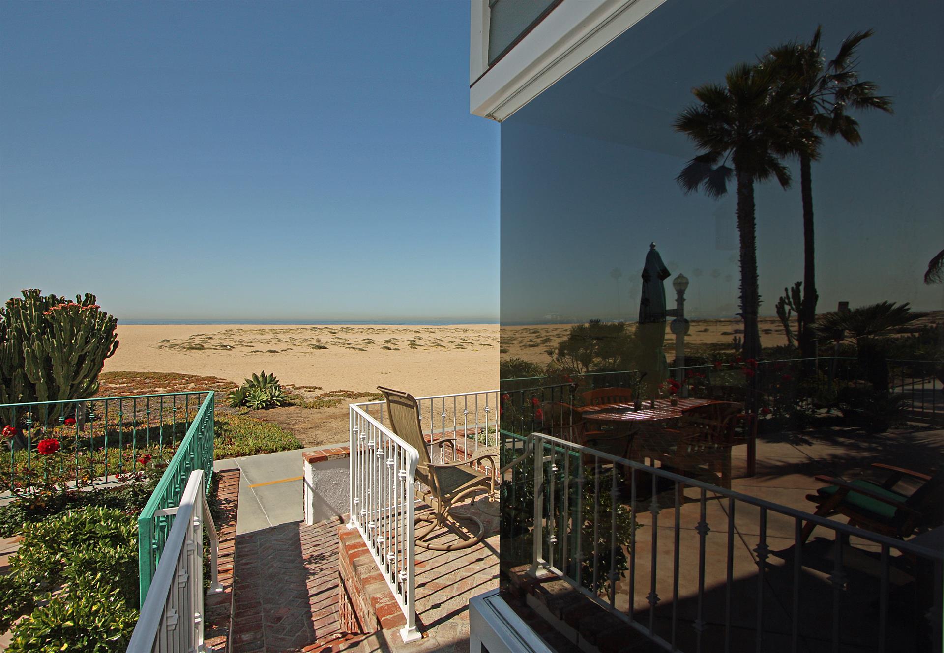 Beach view from the home