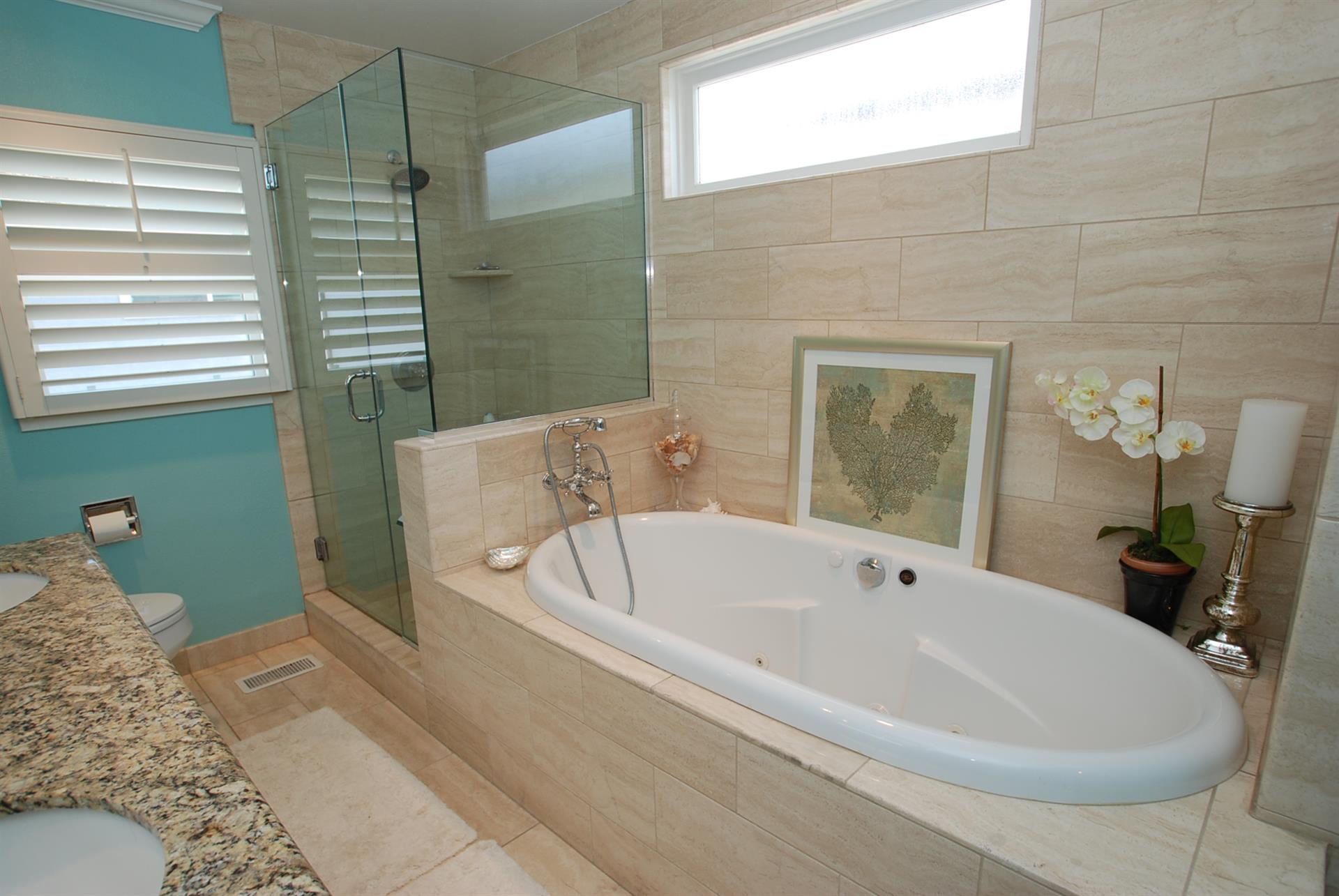 Bathroom 1 bathtub  shower