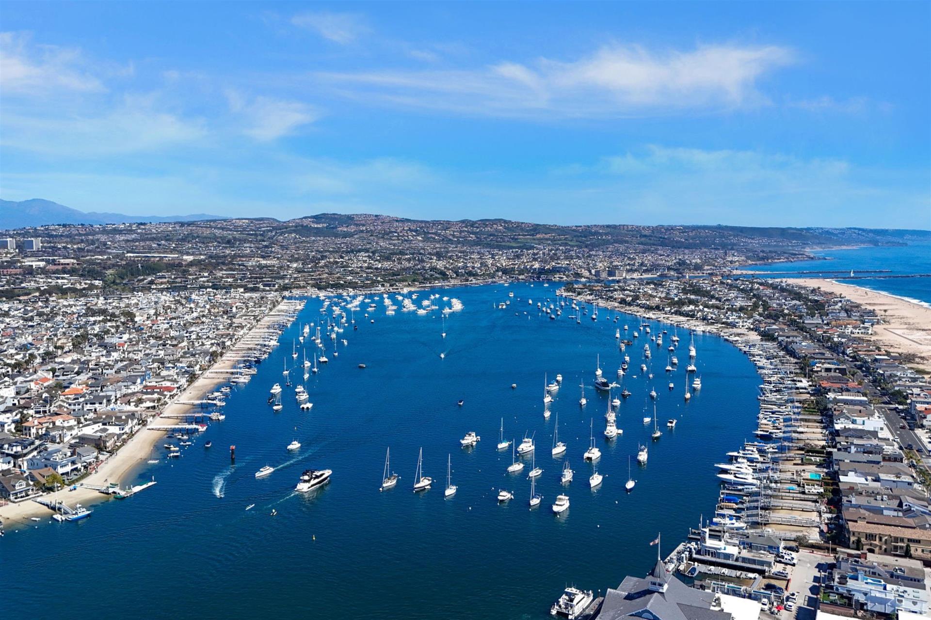 Aerial view of the peninsula