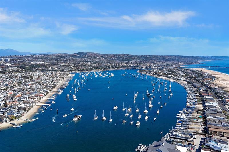 Aerial view of the peninsula