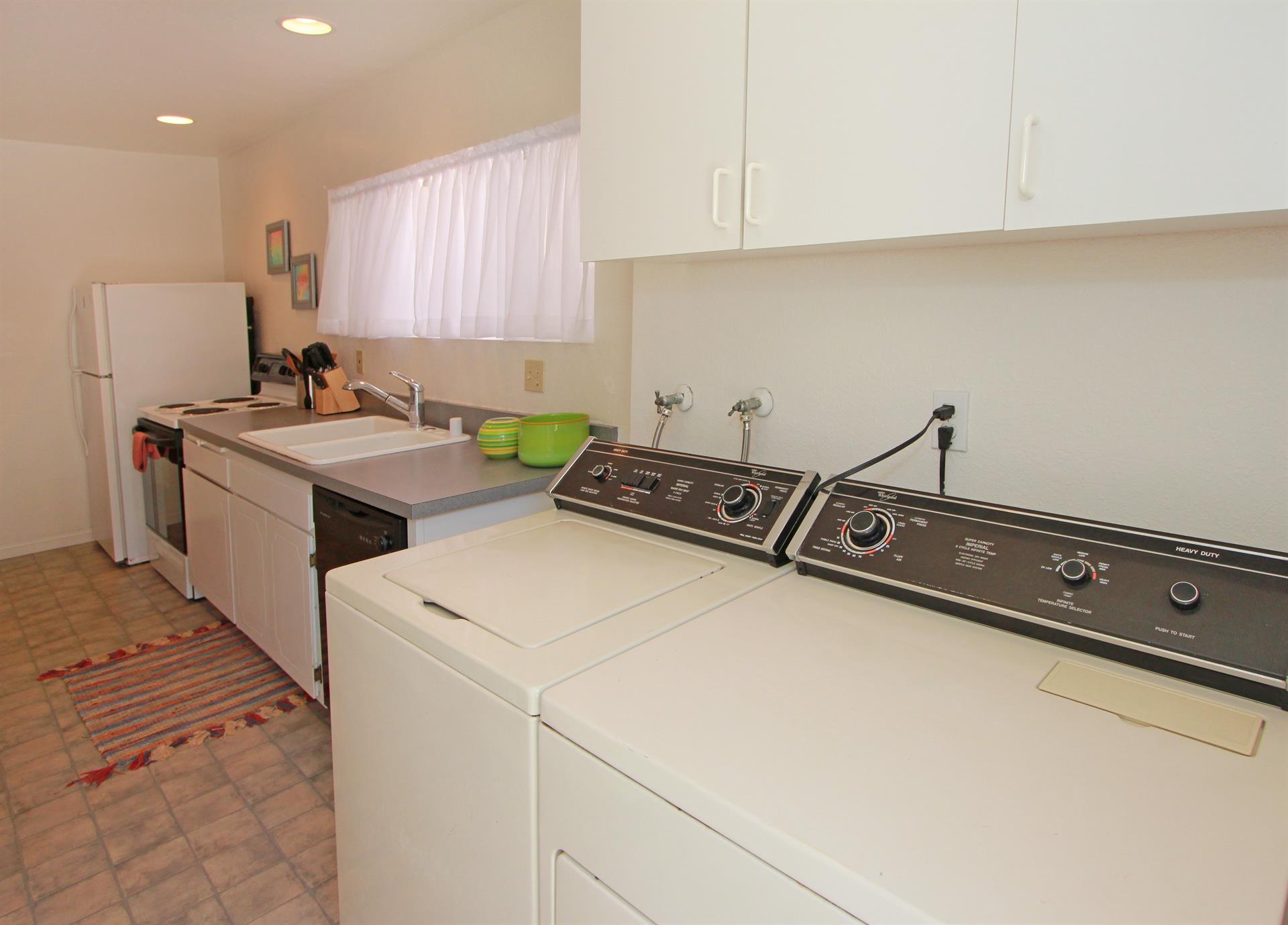 Laundry facilities  Kitchen