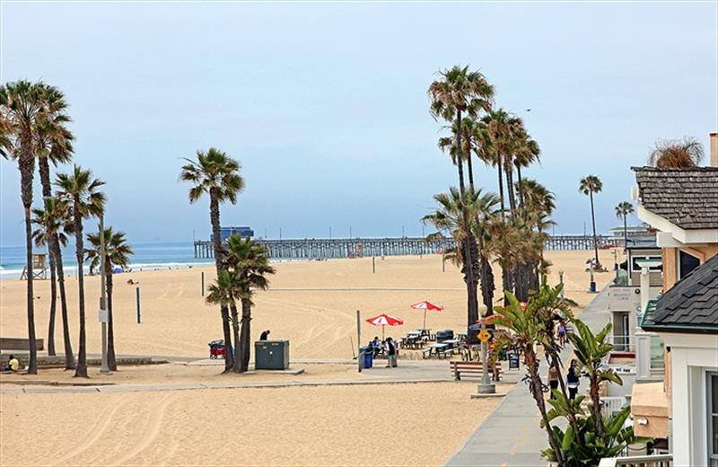 Boardwalk and pier view