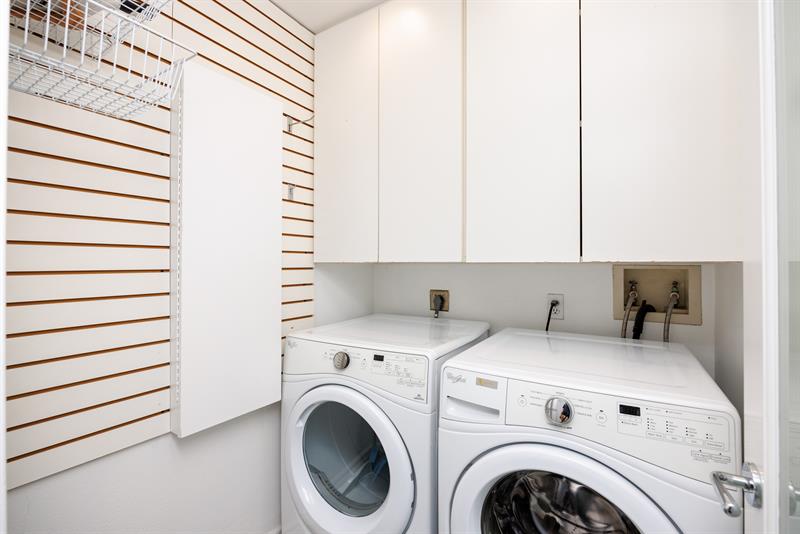 Unit B Laundry amenities