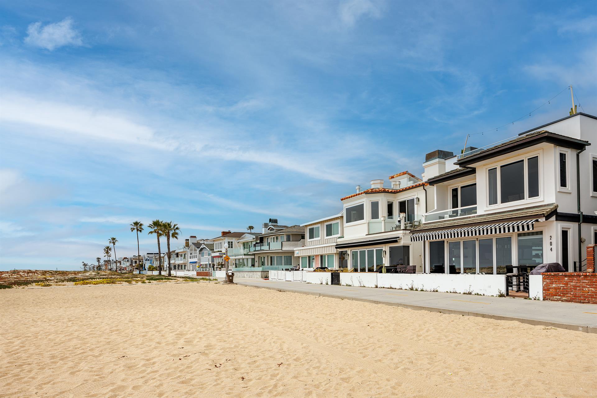 View of home from beach