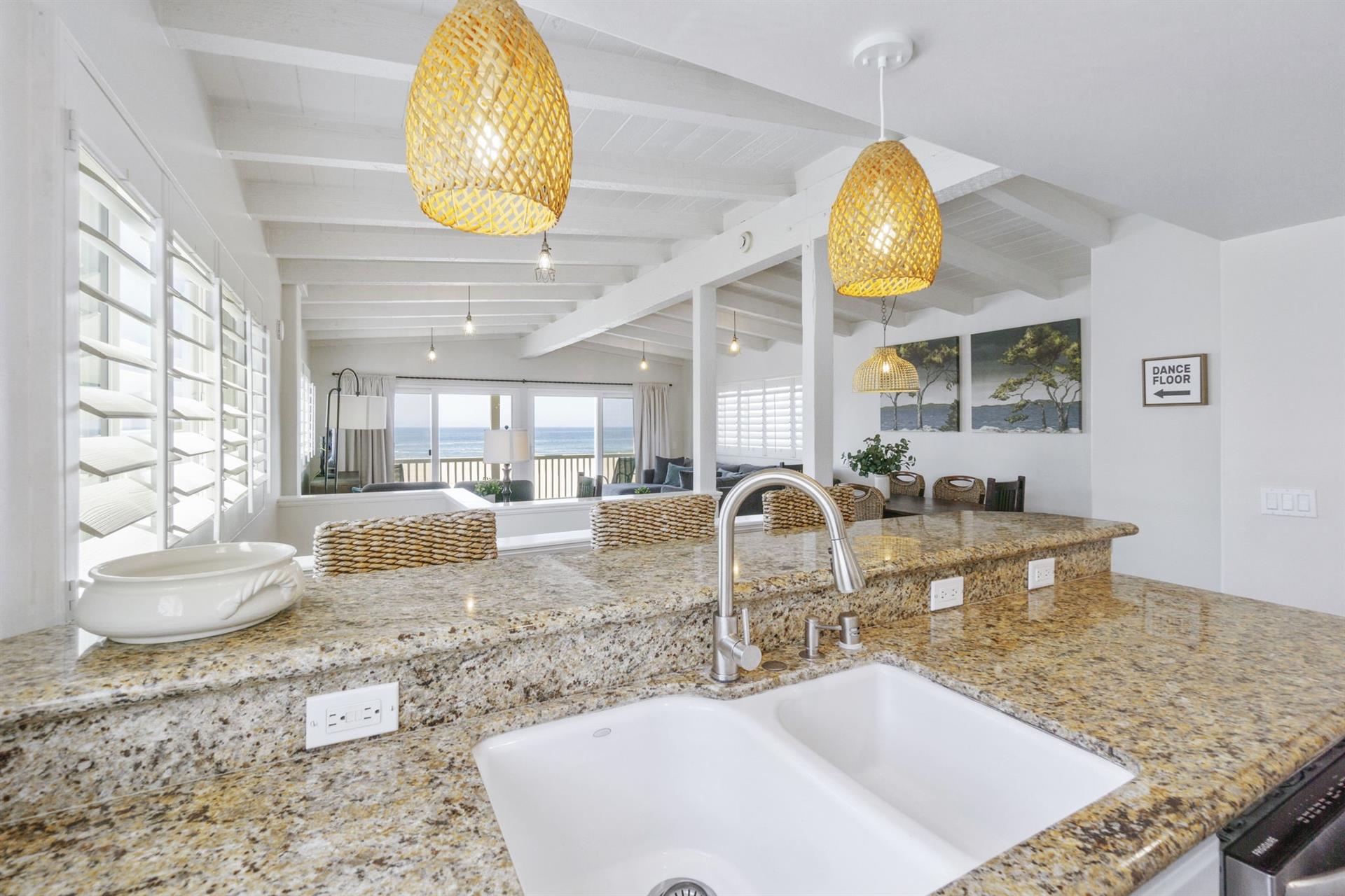 Kitchen sink  breakfast bar