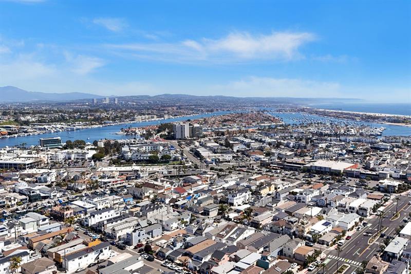 Aerial view of Newport
