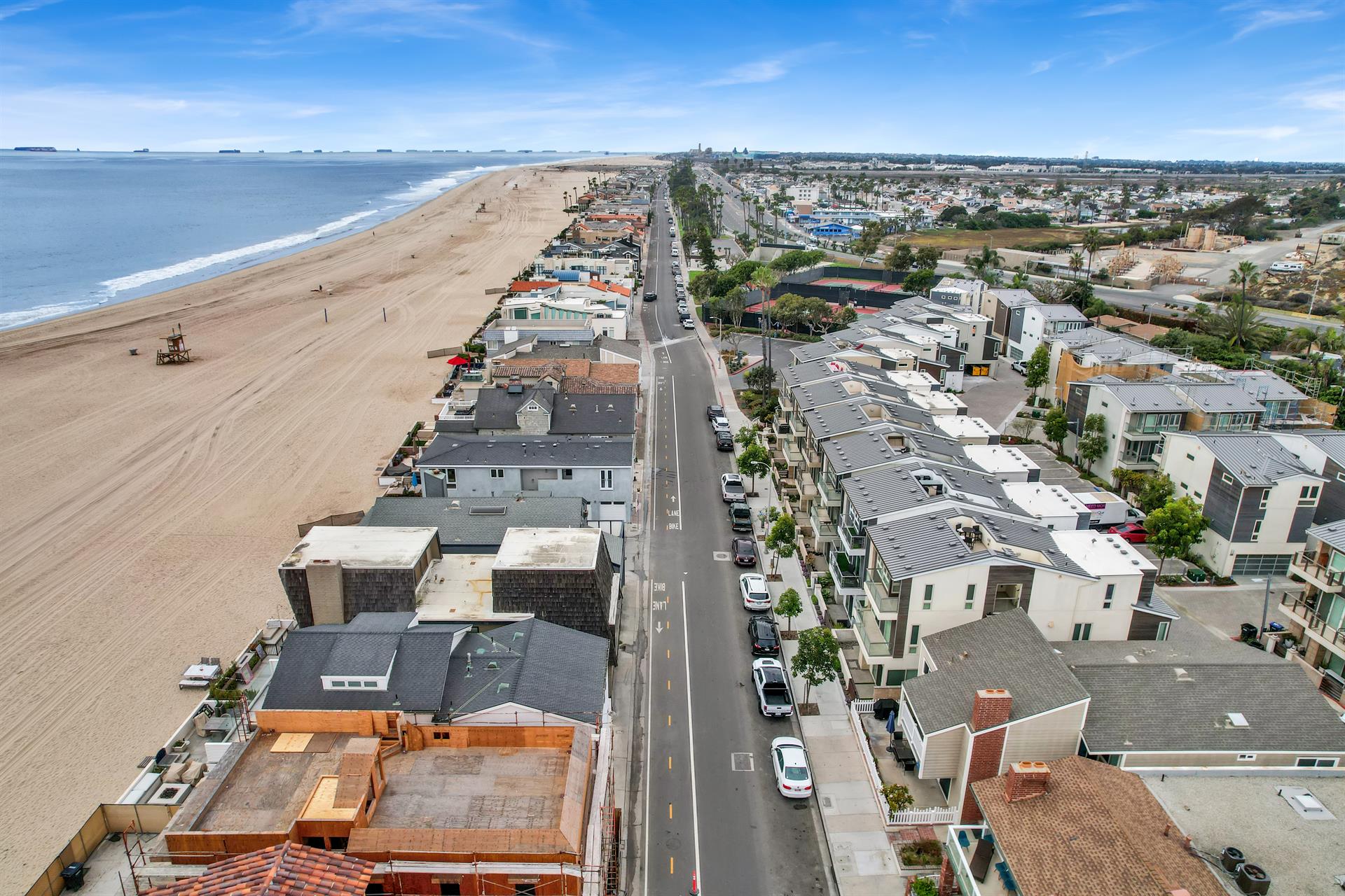 Aerial view of the home on seashore dr