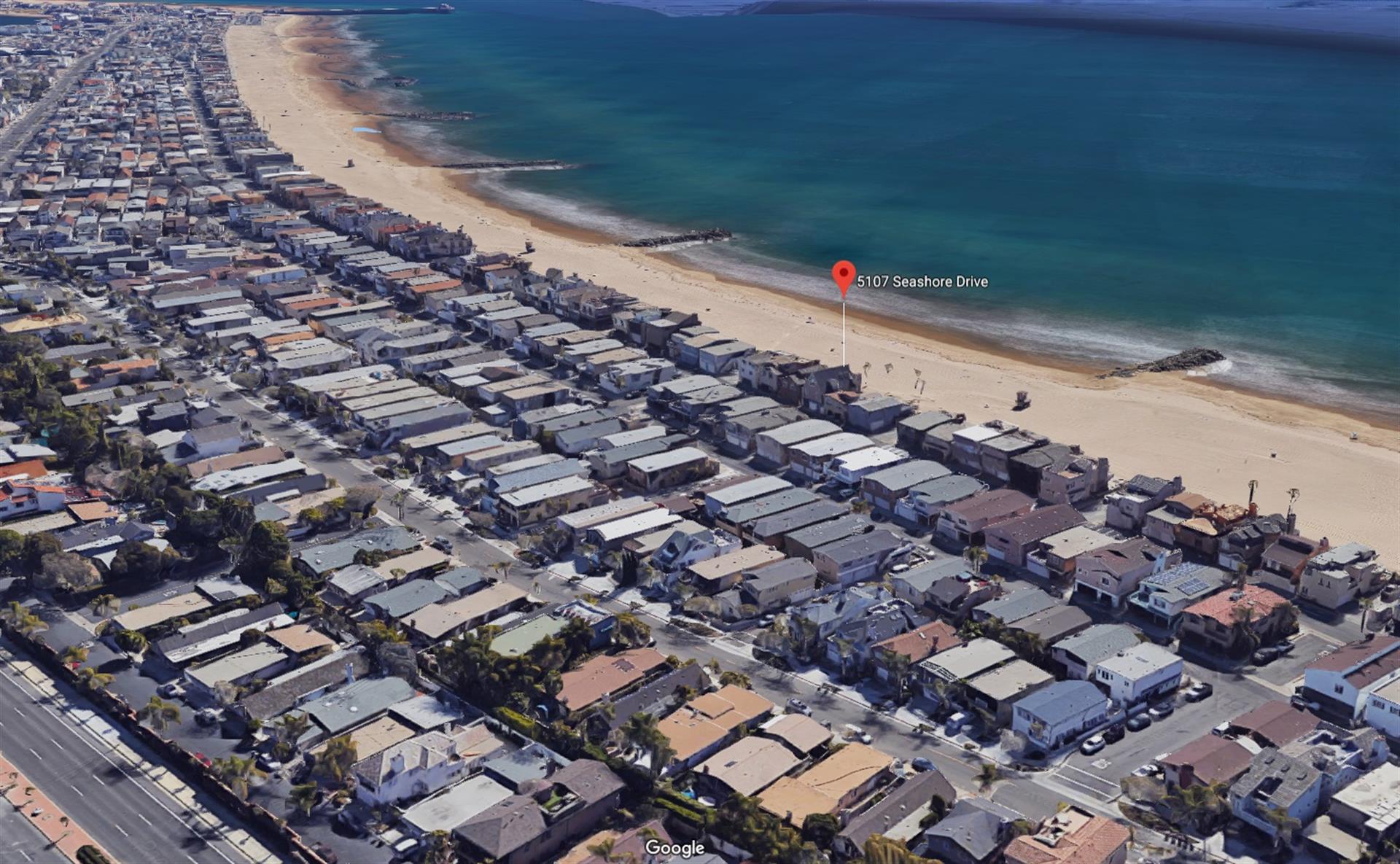 Aerial Map with home location pinpoint